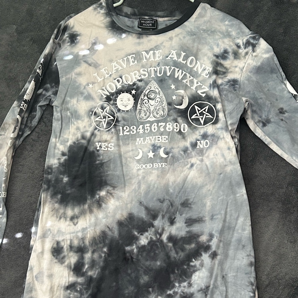 Ouija board inspired dress